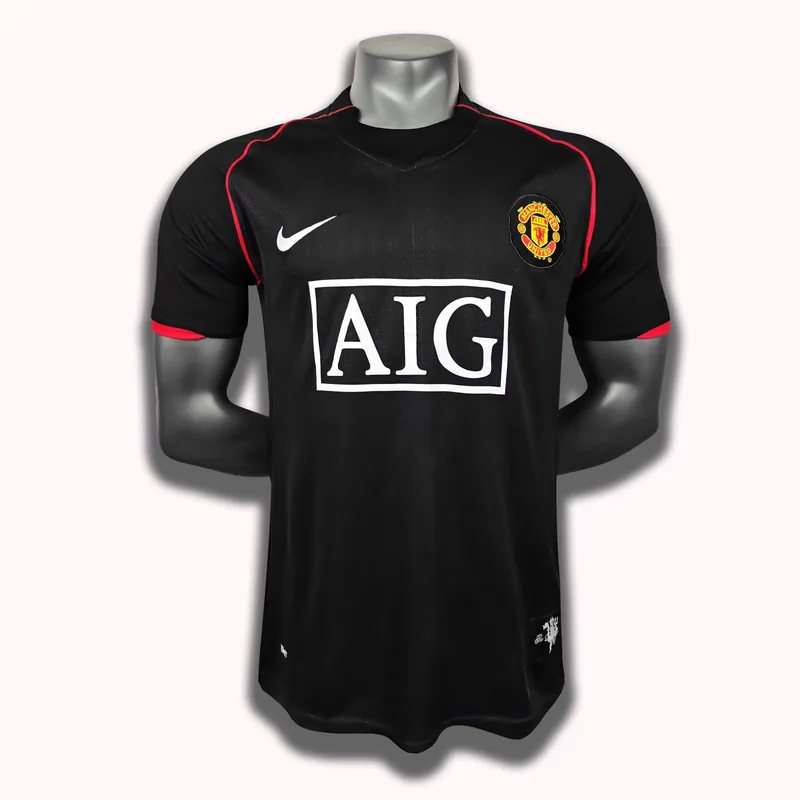 Camiseta Manchester United 2007/08 VISITANTE MANGA CORTA VERSION FAN